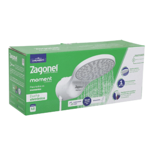 Ducha Moment Eletrônica 220v Somente 500W Branca Zagonel