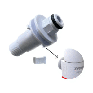 Conjunto Niple Engate Rápido 180 Graus Torneira Prima Zagonel