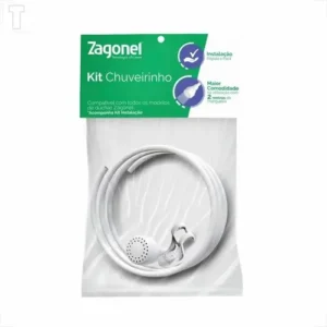 Kit Chuveirinho Com Mangueira Ducha Matizado Zagonel 2m